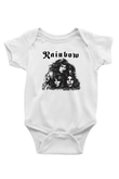 Rainbow Baskılı Beyaz Unisex Bebek Body - Zıbın