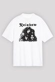 Rainbow Beyaz Unisex Oversize Tişört T-Shirt