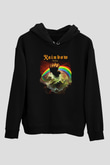Rainbow Siyah Unisex Hoodie