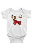Ramazan Bayramı Baskılı Beyaz Unisex Bebek Body - Zıbın