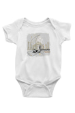 Ramazan Bayramı Baskılı Beyaz Unisex Bebek Body - Zıbın
