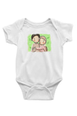 Ramazan Bayramı Baskılı Beyaz Unisex Bebek Body - Zıbın