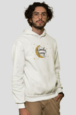 Ramazan Bayramı Baskılı Beyaz Unisex Kapüşonlu Sweatshirt