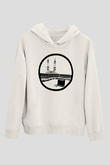 Ramazan Bayramı Baskılı Beyaz Unisex Kapüşonlu Sweatshirt