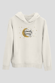 Ramazan Bayramı Baskılı Beyaz Unisex Kapüşonlu Sweatshirt