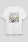 Ramazan Bayramı Baskılı Unisex Beyaz Tişört - Tshirt