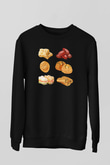 Ramazan Bayramı Baskılı Unisex Siyah Sweatshirt