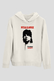 Rambo Beyaz Unisex Hoodie
