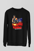 Rambo Siyah Unisex  Sweatshirt