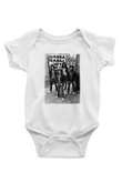 Ramones Baskılı Beyaz Unisex Bebek Body - Zıbın