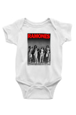 Ramones Baskılı Beyaz Unisex Bebek Body - Zıbın