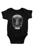 Ramones Baskılı Siyah Bebek Body - Zıbın