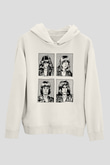 Ramones Beyaz Unisex Kapüşonlu Sweatshirt