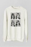 Ramones Beyaz Unisex Sweatshirt