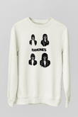Ramones Beyaz Unisex Sweatshirt