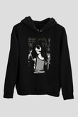 Ramones Siyah Unisex Kapüşonlu Sweatshirt