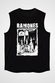Ramones Siyah Unisex Kolsuz Tişört