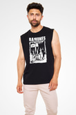 Ramones Siyah Unisex Kolsuz Tişört