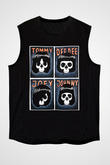 Ramones Siyah Unisex Kolsuz Tişört