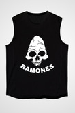 Ramones Siyah Unisex Kolsuz Tişört