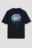 Ramones Siyah Unisex Oversize Tişört T-Shirt