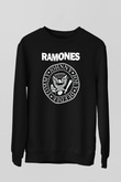 Ramones Siyah Unisex Sweatshirt