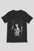 Ramones Siyah Unisex V Yaka Tişört