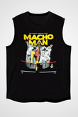 Randy Savage Siyah Unisex Kolsuz Tişört