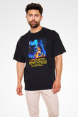 Randy Savage Siyah Unisex Oversize Tişört