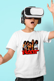 Ratt Baskılı Beyaz Unisex Beyaz Çocuk Tişört - Tshirt