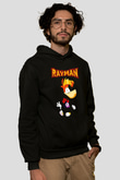 Rayman Siyah Unisex Hoodie