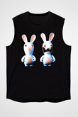 Rayman Siyah Unisex Kolsuz Tişört