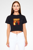 Red Dead Redemption Siyah Crop Top Tişört