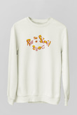 Ren and Stimpy Show Beyaz Unisex Sweatshirt