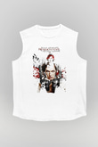 Resident Evil Beyaz Unisex Kolsuz Tişört