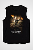 Resident Evil Siyah Unisex Kolsuz Tişört