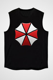 Resident Evil Siyah Unisex Kolsuz Tişört
