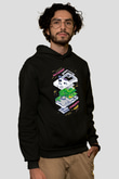 Retro GameboySiyah  Unisex Hoodie