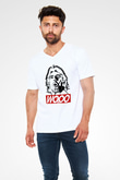 Ric Flair Beyaz Unisex  V Yaka Tişört