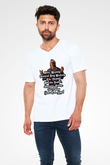 Ric Flair Beyaz Unisex  V Yaka Tişört