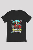 Ric Flair Siyah Unisex V Yaka Tişört