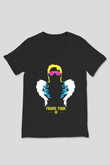 Ric Flair Siyah Unisex V Yaka Tişört