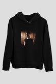 Richie Hawtin Baskılı Unisex Siyah Hoodie