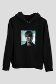 Richie Hawtin Baskılı Unisex Siyah Hoodie