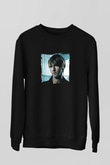 Richie Hawtin Baskılı Unisex Siyah Sweatshirt
