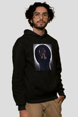 Richie Hawtin Siyah Unisex Kapüşonlu Sweatshirt