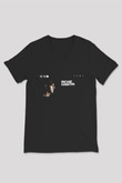 Richie Hawtin Siyah Unisex V Yaka Tişört