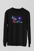 Rift Siyah Unisex Sweatshirt