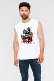 Rise Against Beyaz Unisex Kolsuz Tişört