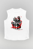 Rise Against Beyaz Unisex Kolsuz Tişört